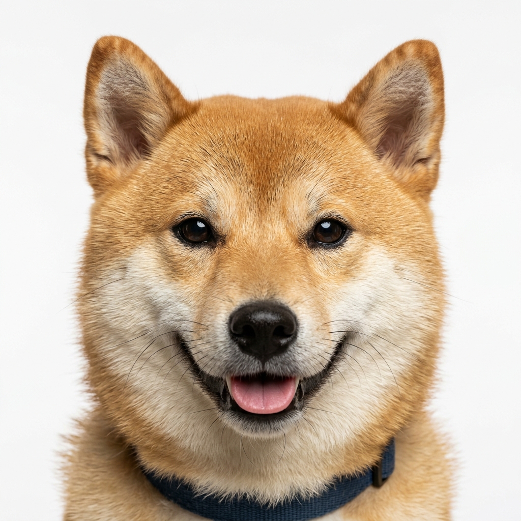 狗狗加速 - 高清真实柴犬 Logo 图标